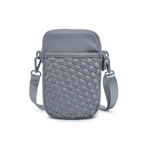 Sol and Selene Divide & Conquer - Woven Neoprene Crossbody 841764108737 View 7 | Grey