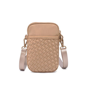 Sol and Selene Divide & Conquer - Woven Neoprene Crossbody 841764108713 View 7 | Nude
