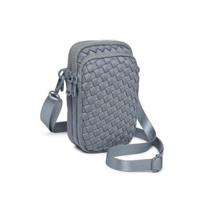 Sol and Selene Divide & Conquer - Woven Neoprene Crossbody 841764108737 View 6 | Grey