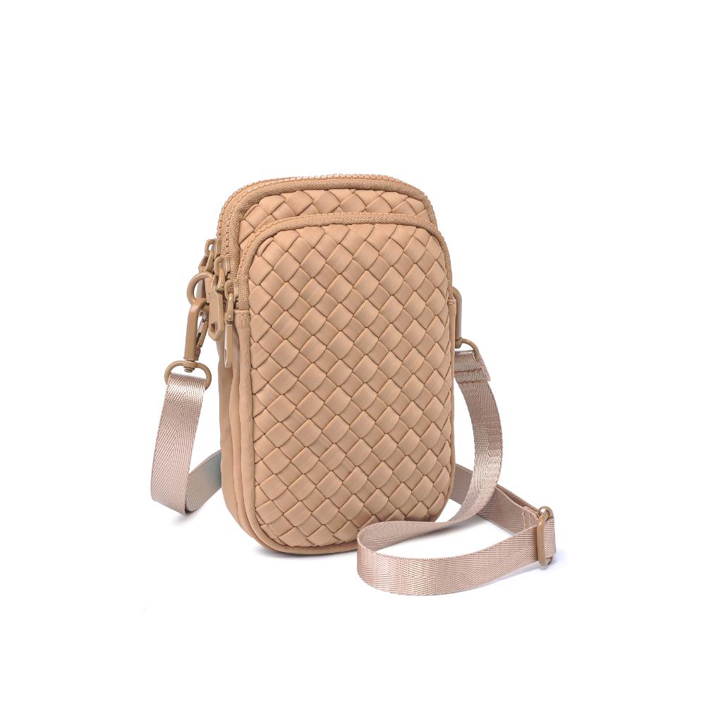 Sol and Selene Divide & Conquer - Woven Neoprene Crossbody 841764108713 View 6 | Nude