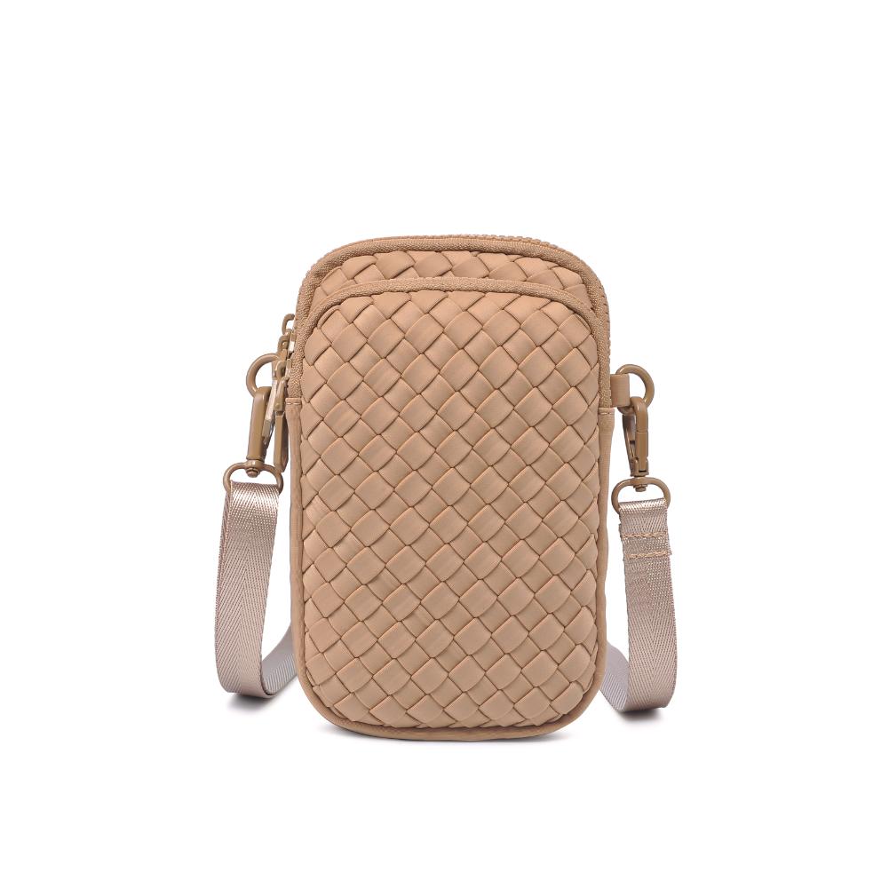 Sol and Selene Divide & Conquer - Woven Neoprene Crossbody 841764108713 View 5 | Nude