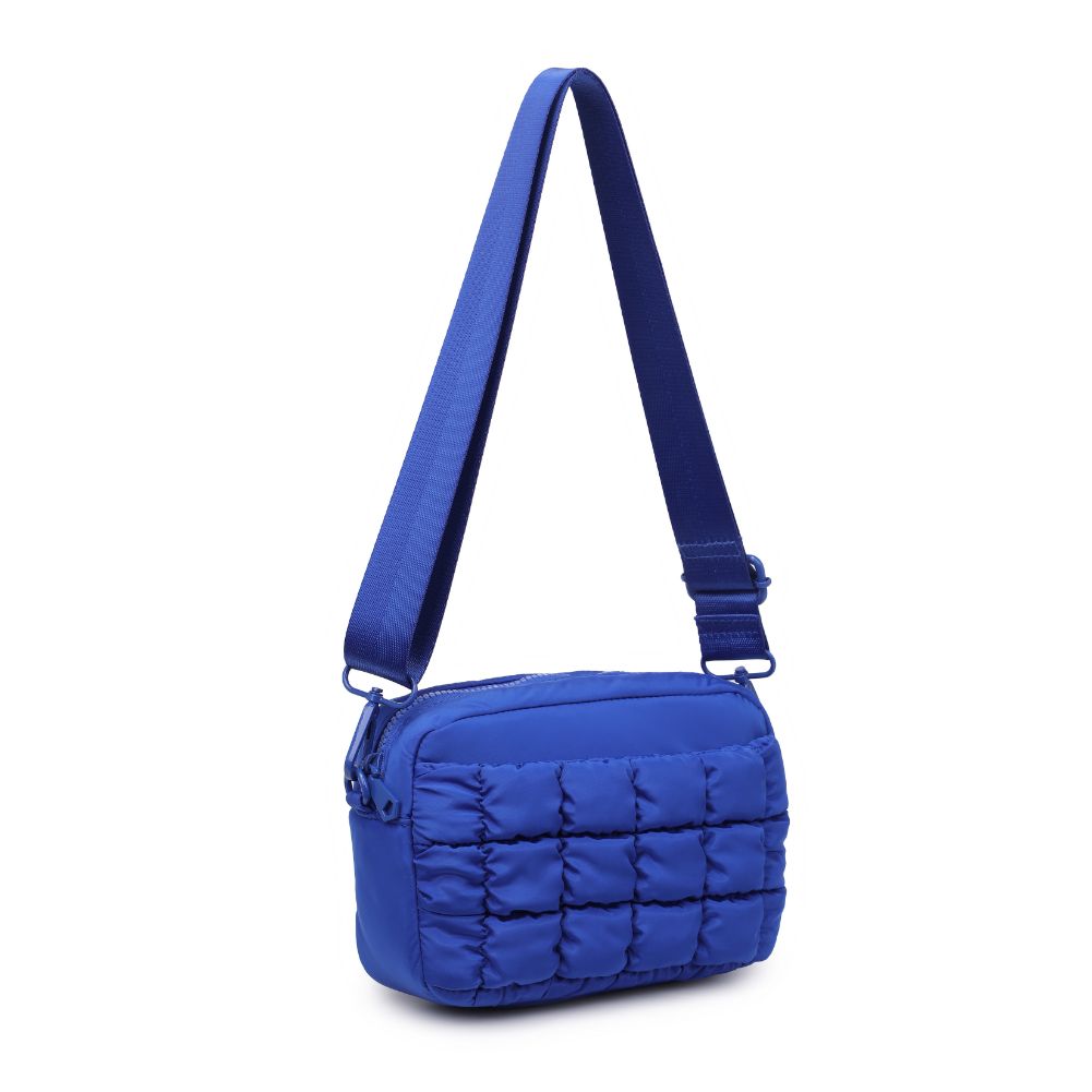 Sol and Selene Inspiration - Quilted Nylon Crossbody 841764108409 View 6 | Cobalt