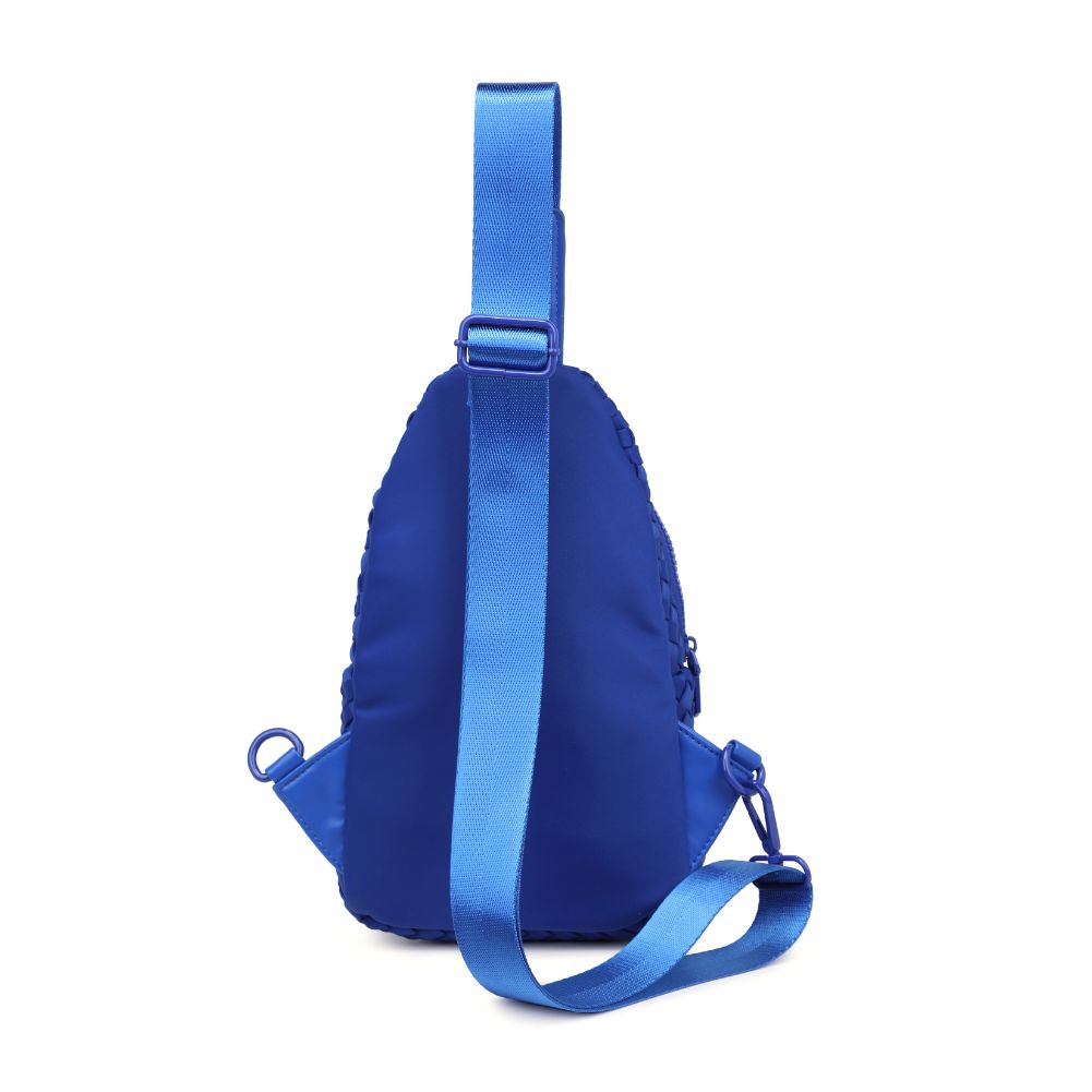 Sol and Selene Beyond The Horizon - Woven Neoprene Sling Backpack 841764108096 View 7 | Royal Blue