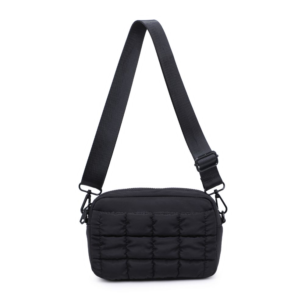Sol and Selene Inspiration - Quilted Nylon Crossbody 841764108379 View 5 | Black