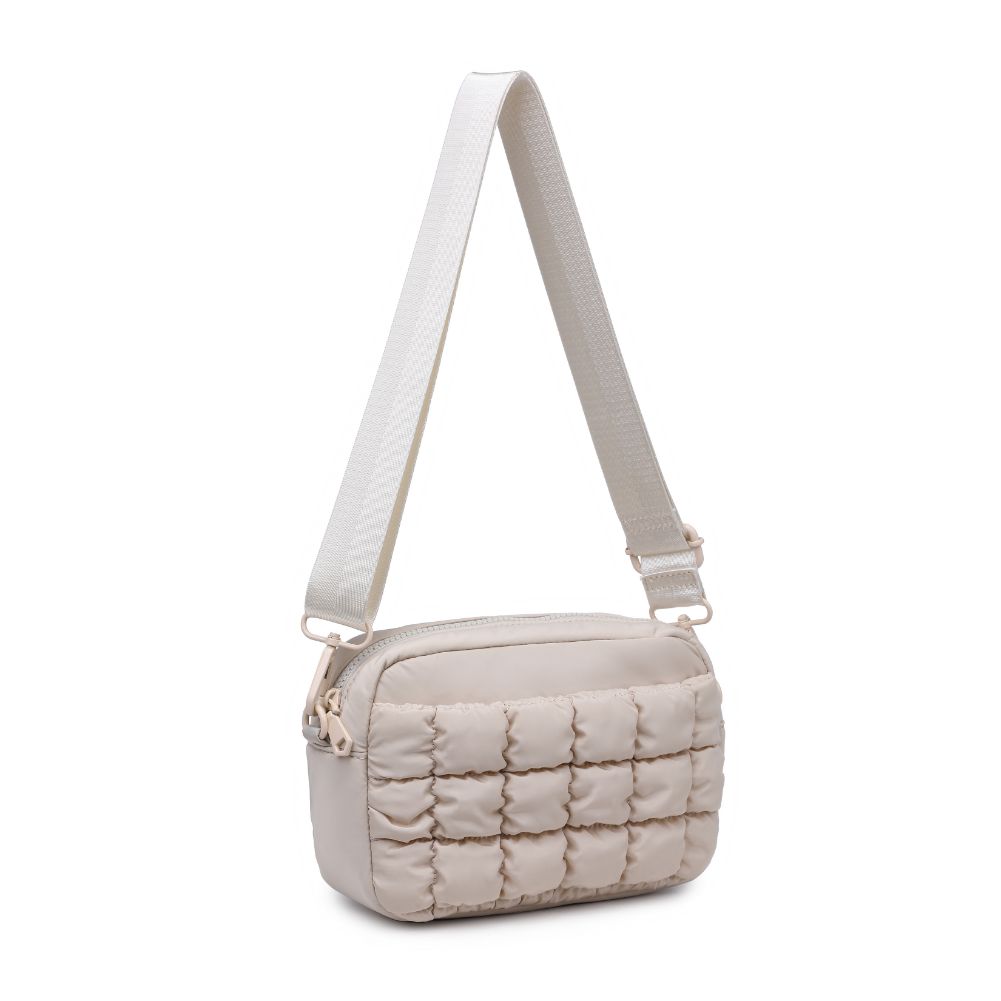 Sol and Selene Inspiration - Quilted Nylon Crossbody 841764108430 View 6 | Cream