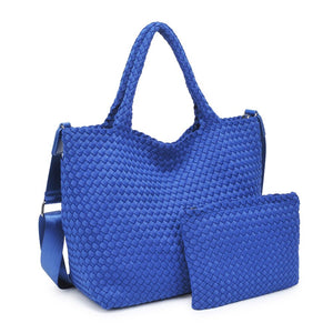 Sol and Selene Sky's The Limit - Medium Tote 841764108201 View 6 | Royal Blue
