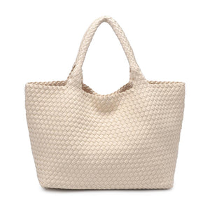 Sol and Selene Sky's The Limit - Large Tote 841764109253 View 5 | Cream