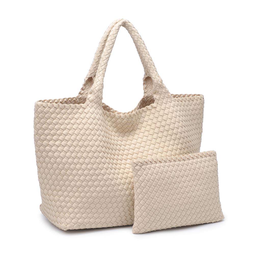 Sol and Selene Sky's The Limit - Large Tote 841764109253 View 6 | Cream