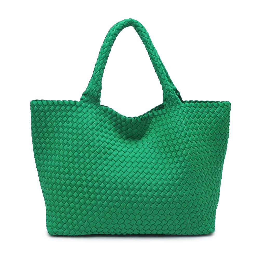 Sol and Selene Sky's The Limit - Large Tote 841764108898 View 7 | Kelly Green
