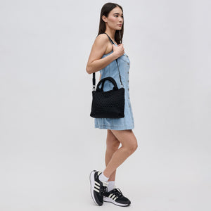 Woman wearing Black Sol and Selene Sky's The Limit - Small Crossbody 841764108942 View 3 | Black