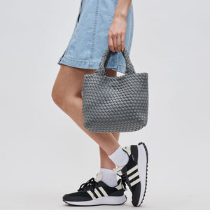 Woman wearing Grey Sol and Selene Sky's The Limit - Small Crossbody 841764108980 View 2 | Grey