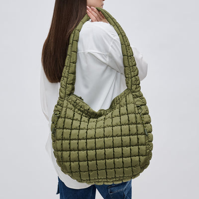 Woman wearing Olive Sol and Selene Revive Hobo 841764109505 View 1 | Olive