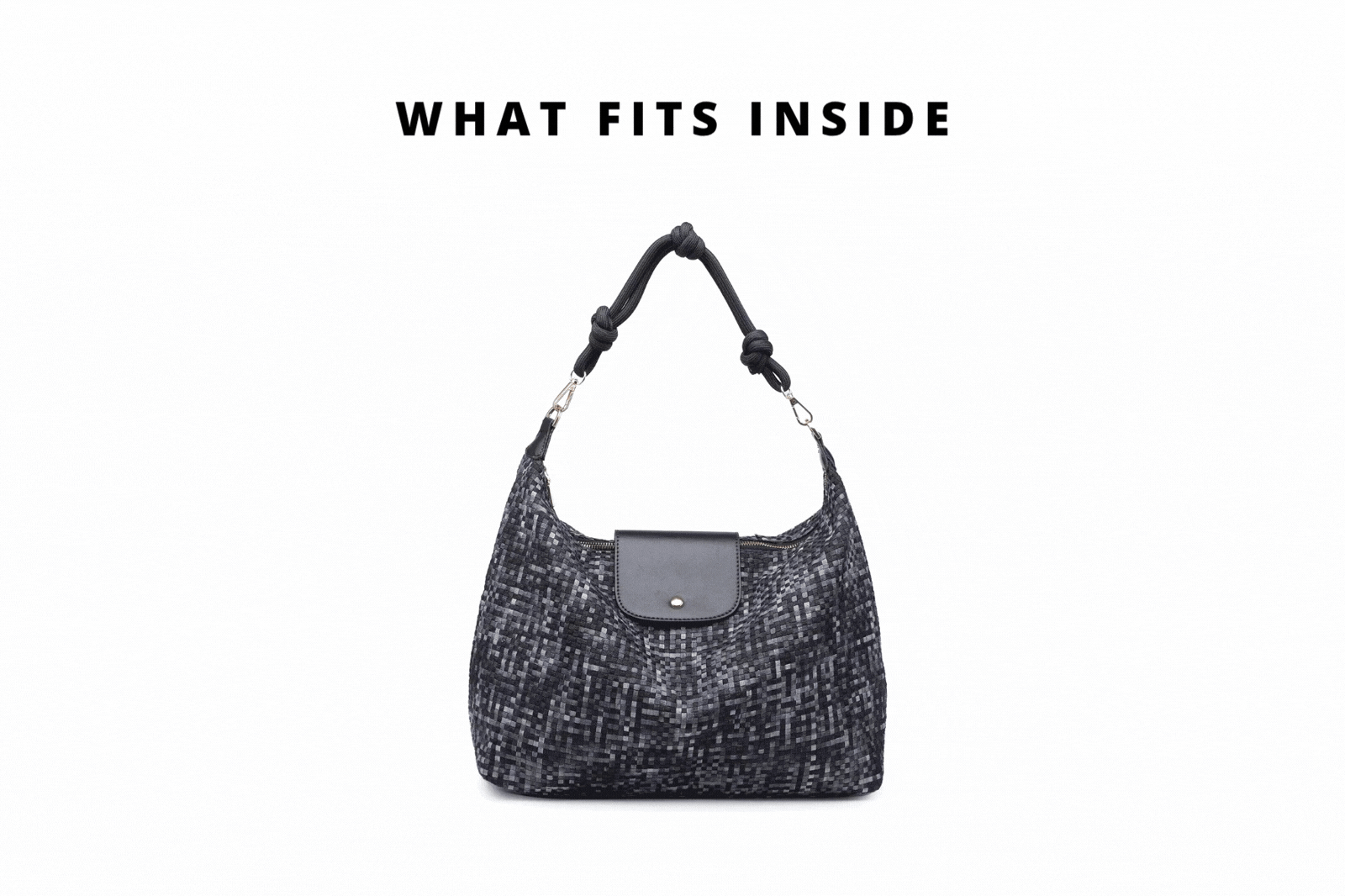 gif image of items being put into a bag