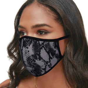 Sol and Selene Protective Face Mask - 3 Piece Pack Masks 841764105811 View 4 | Black/Black Snake/Black Camo