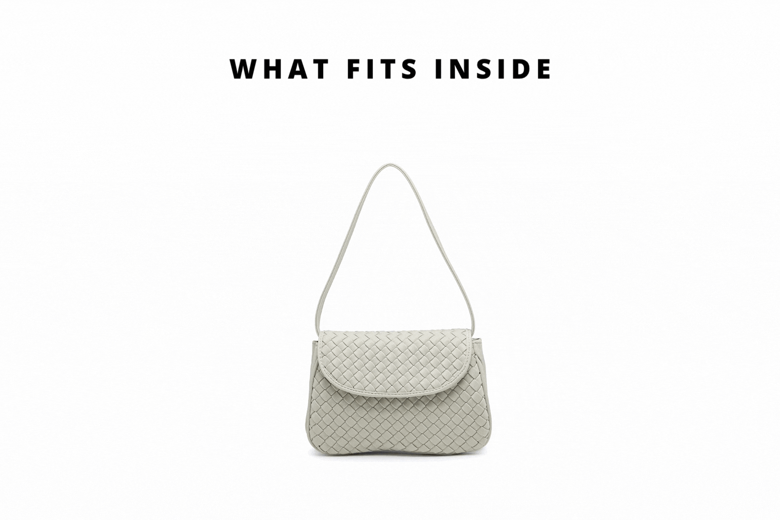 gif of items being put into a bag
