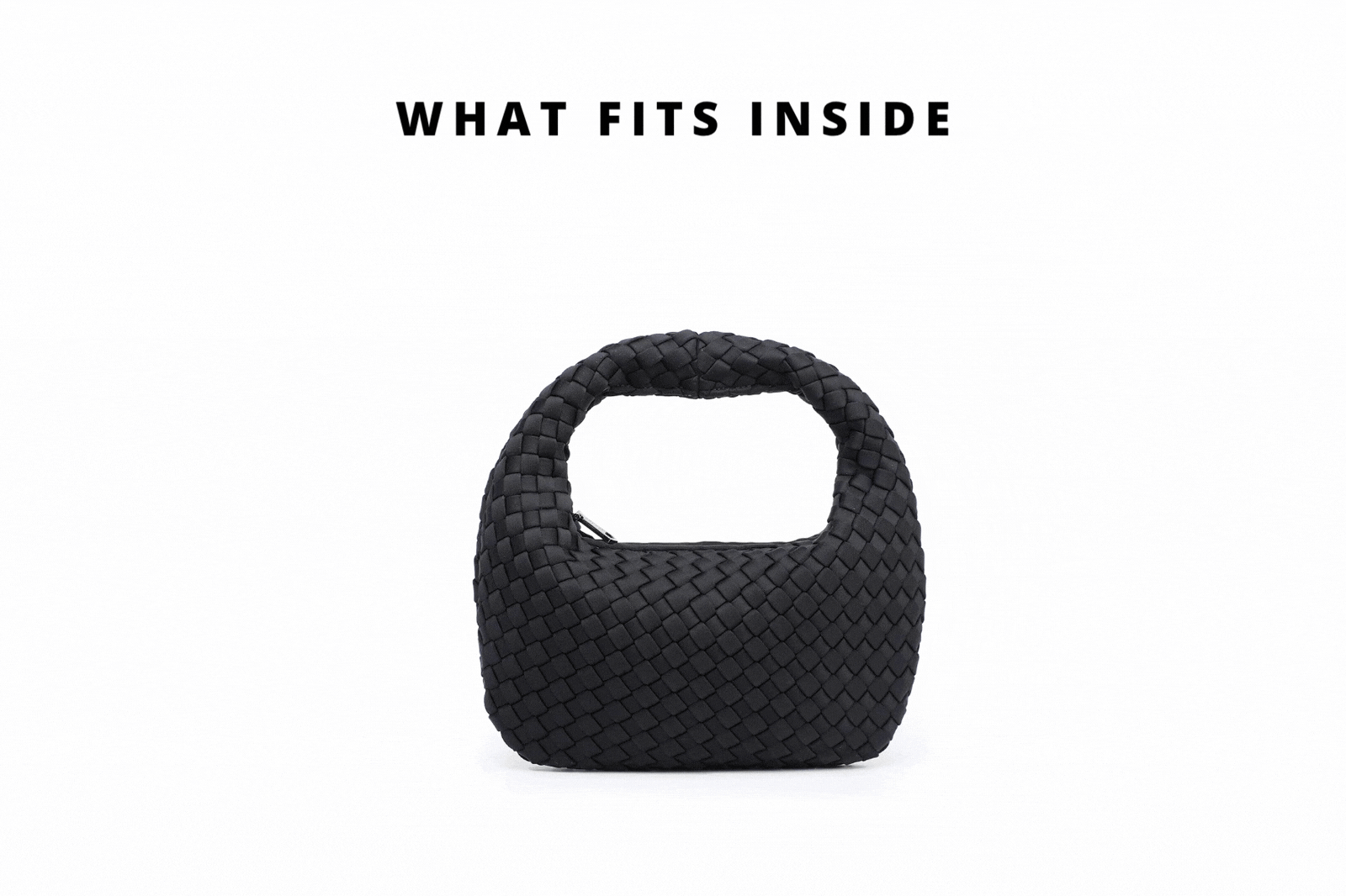 gif of items being put into a bag