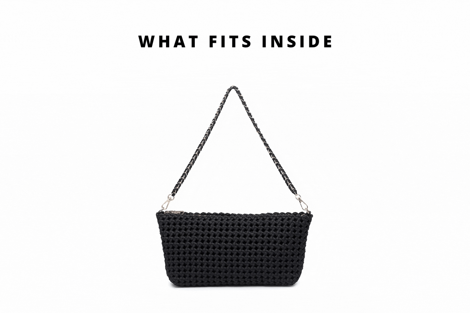 gif of items being put into a bag