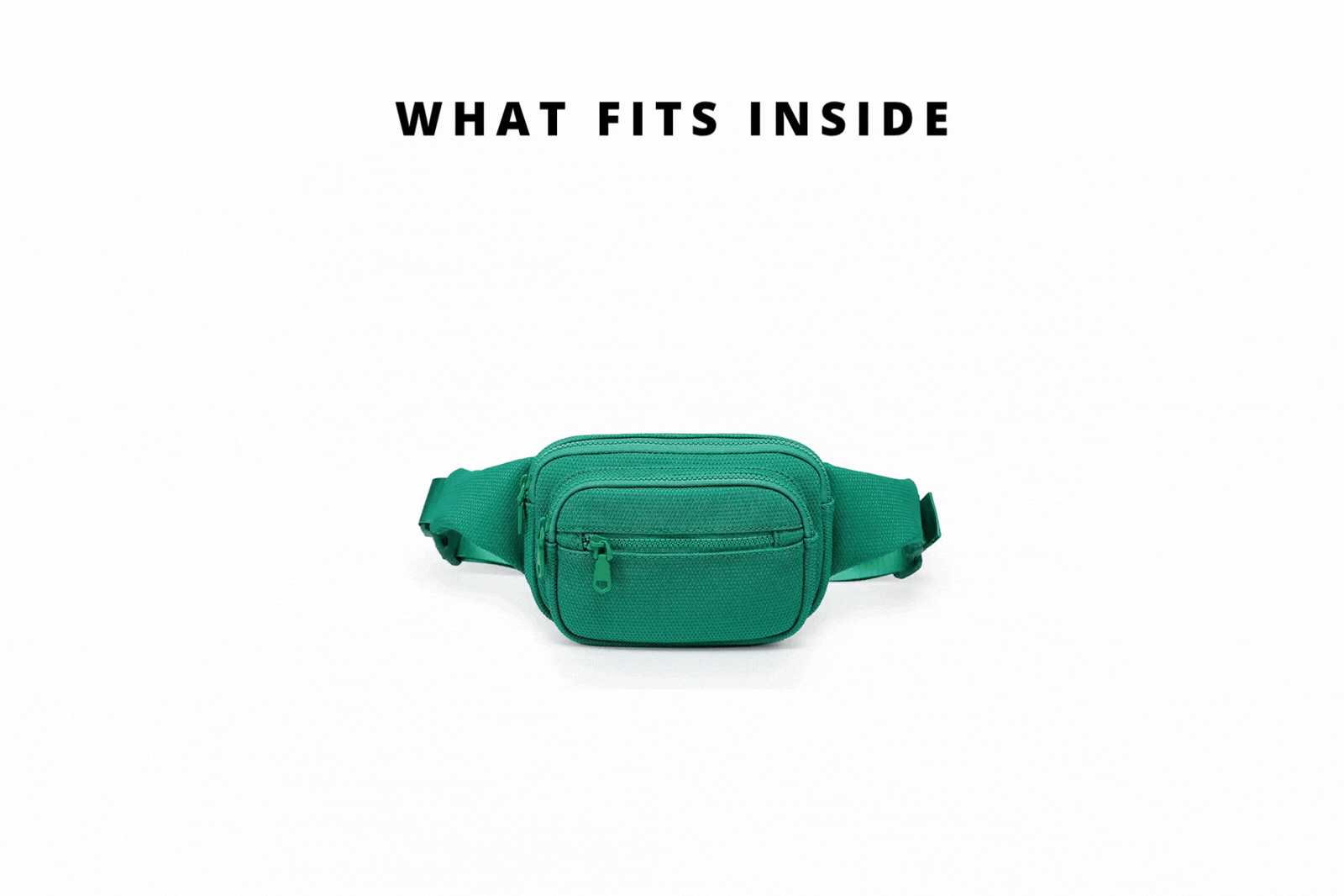 gif of items being put into a bag