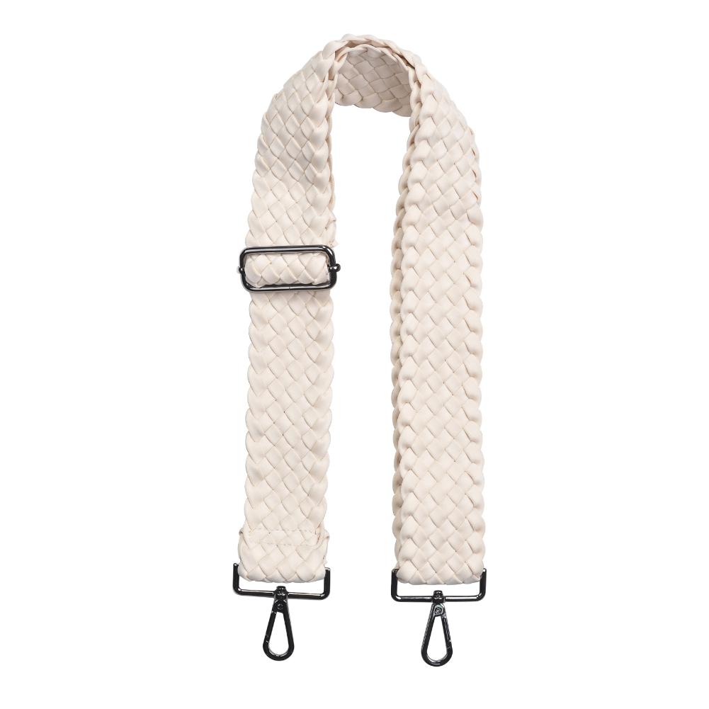 Woman wearing Cream Sol and Selene Prosperous - Woven Neoprene Shoulder Strap 841764111058 View 5 | Cream