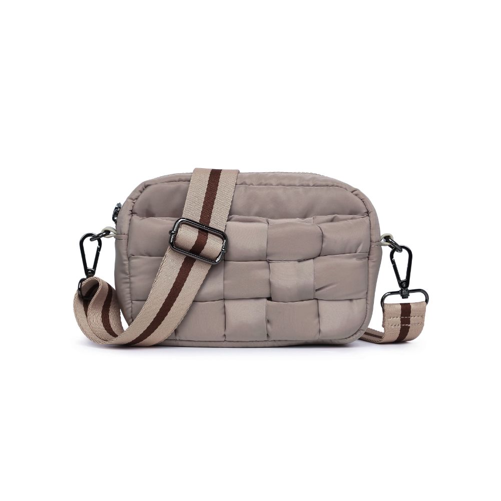 Sol and Selene Inspiration - Woven Nylon Crossbody 841764107587 View 5 | Nude