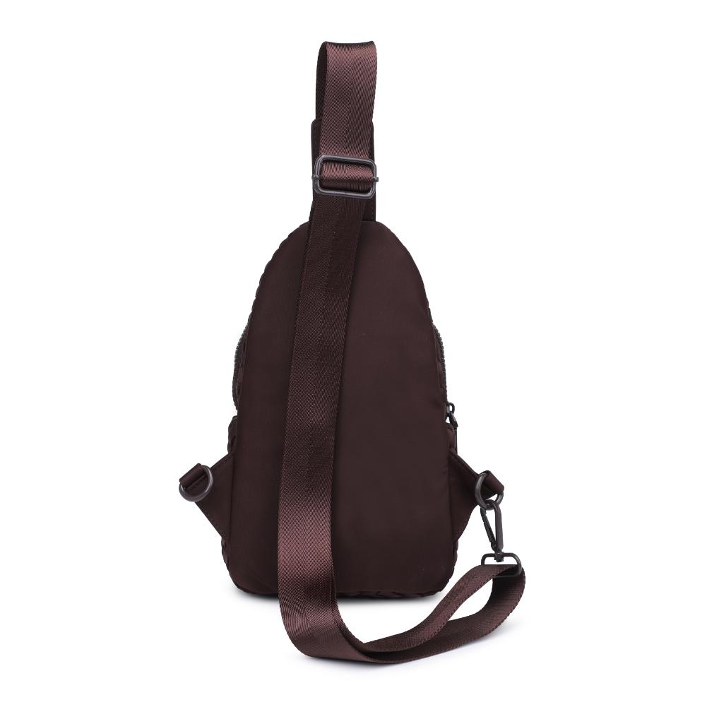 Product Image of Sol and Selene Beyond The Horizon - Woven Neoprene Sling Backpack 841764110440 View 7 | Chocolate