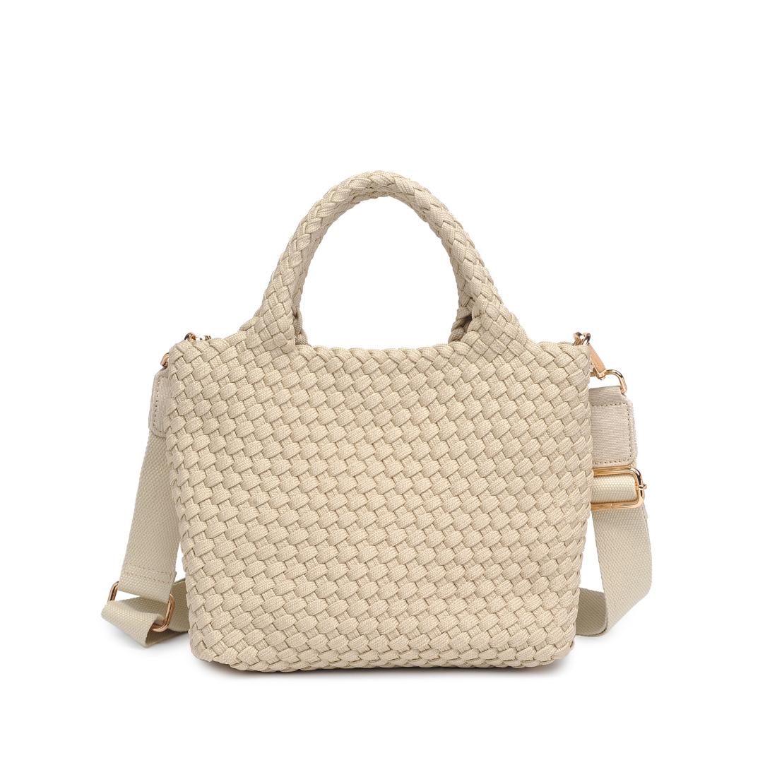 Product Image of Sol and Selene Sky's The Limit - Small Laced Up Eco-Edition Crossbody 841764111683 View 7 | Beige