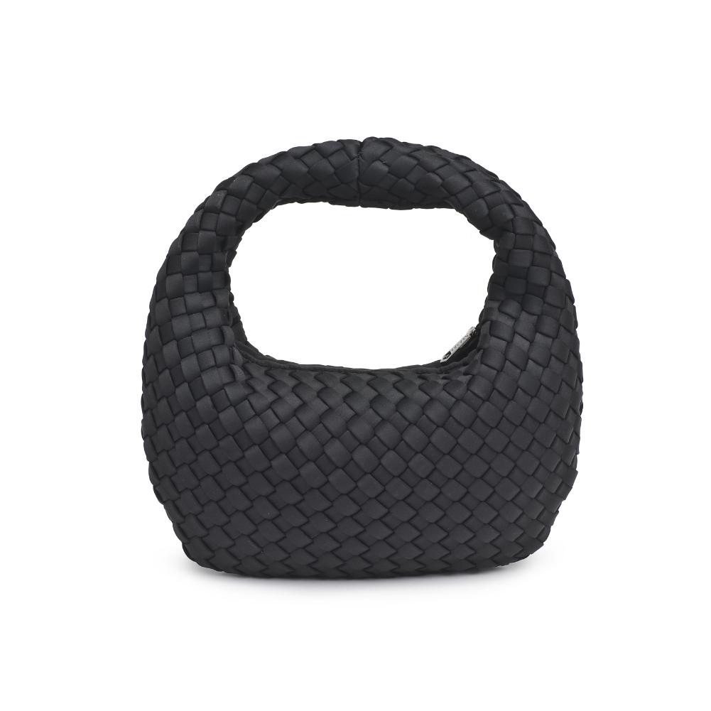 Woman wearing Black Sol and Selene Dare to Dream - Small Woven Neoprene Clutch 841764111072 View 7 | Black