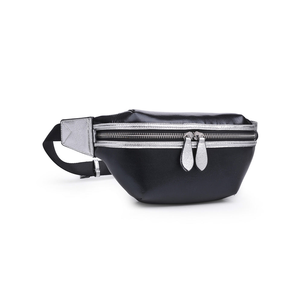 Product Image of Sol and Selene Side Kick - Neoprene Belt Bag 841764104326 View 6 | Black Metallic