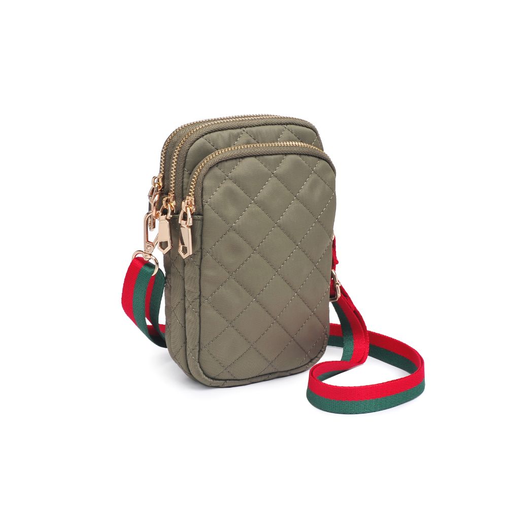 Woman wearing Sage Sol and Selene Divide & Conquer - Quilted Crossbody 841764107471 View 6 | Sage