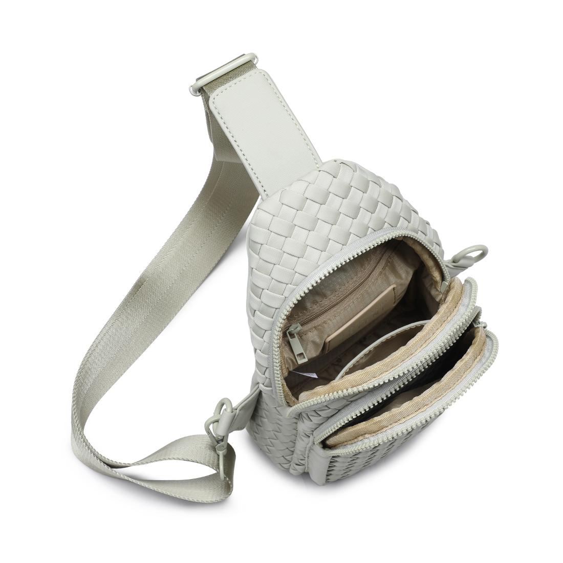 Sol and Selene Beyond The Horizon - Woven Neoprene Sling Backpack 841764109086 View 8 | Sage