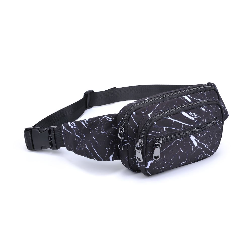 Product Image of Sol and Selene Hip Hugger Belt Bag 841764105804 View 6 | Black Marble