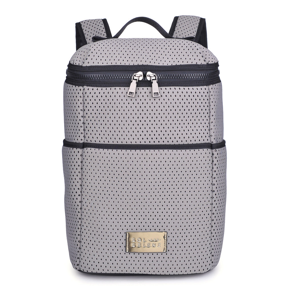 Product Image of Sol and Selene Push The Envelope Backpack 841764101844 View 1 | Grey