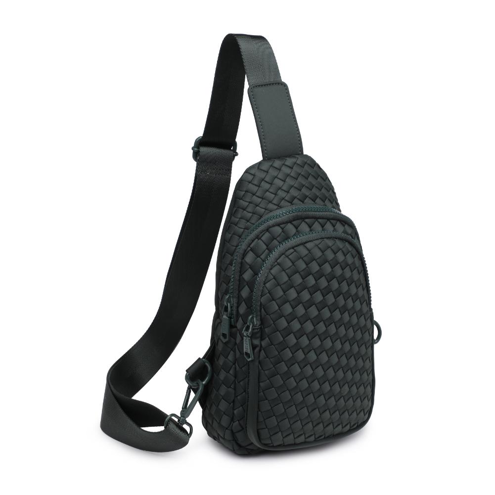 Product Image of Sol and Selene Beyond The Horizon - Woven Neoprene Sling Backpack 841764109079 View 6 | Olive
