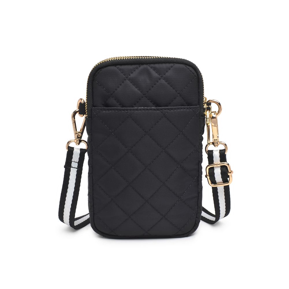 Woman wearing Black Sol and Selene Divide & Conquer - Quilted Crossbody 841764107440 View 7 | Black