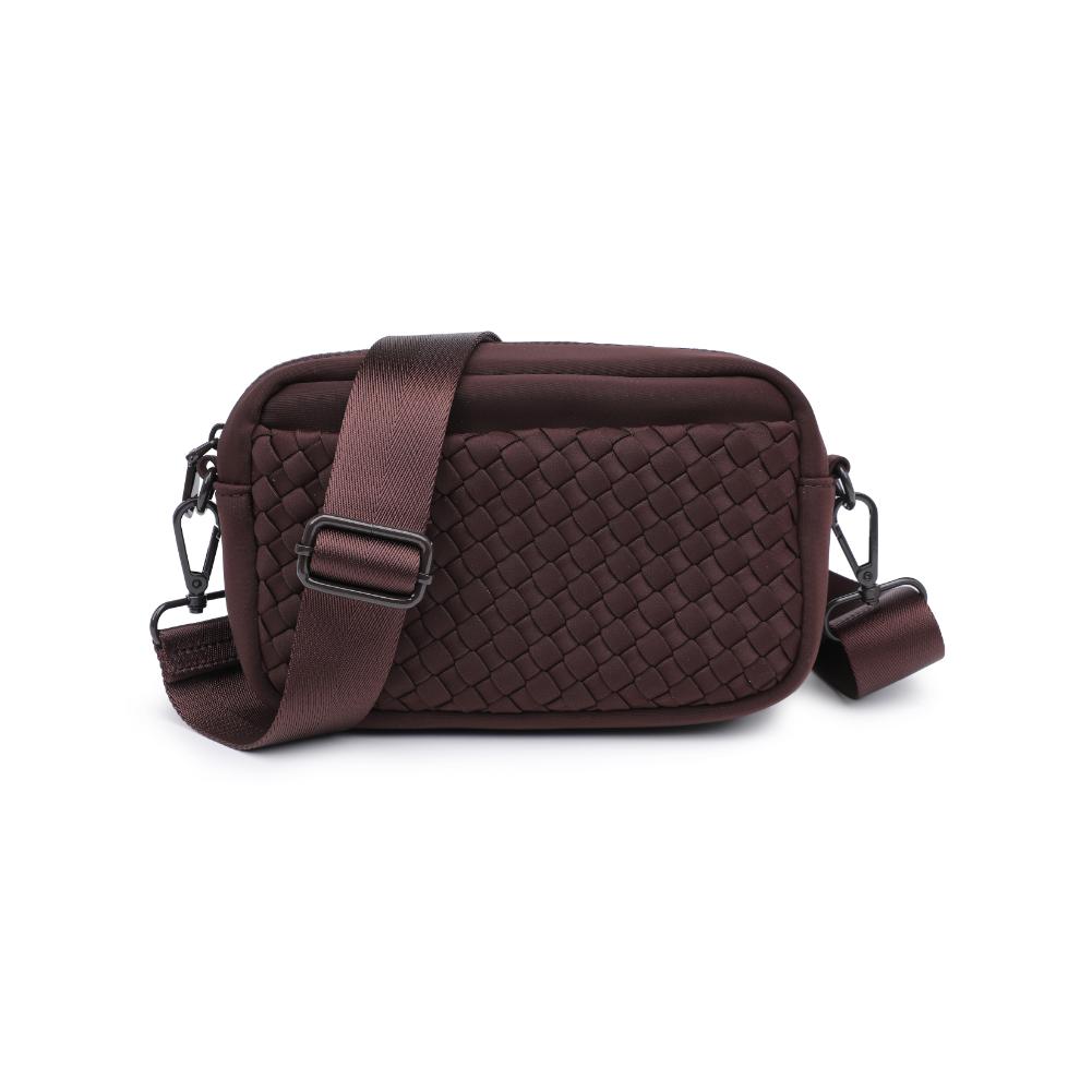 Product Image of Sol and Selene Inspiration - Woven Neoprene Crossbody 841764110495 View 5 | Chocolate
