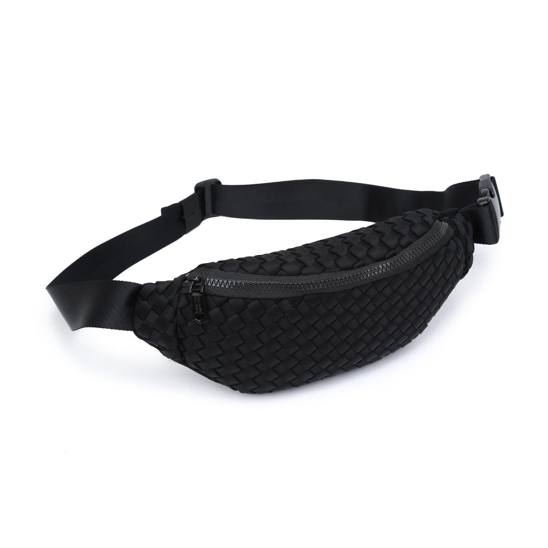 Woman wearing Black Sol and Selene Aim High Belt Bag 841764108102 View 6 | Black