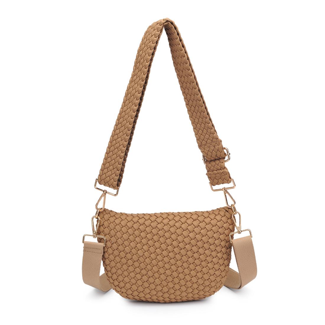 Product Image of Sol and Selene Ethereal - Woven Laced Up Eco-Edition Crossbody 841764111546 View 7 | Nude