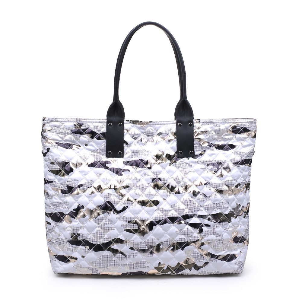 Sol and Selene It Girl Tote 841764105071 View 7 | Black Metallic