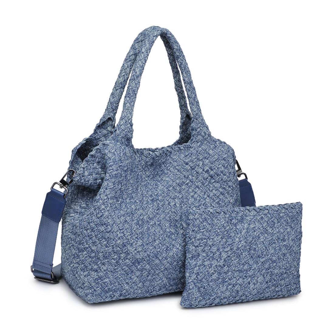Product Image of Sol and Selene Sky's The Limit - Medium Denim Tote 841764111294 View 6 | Denim