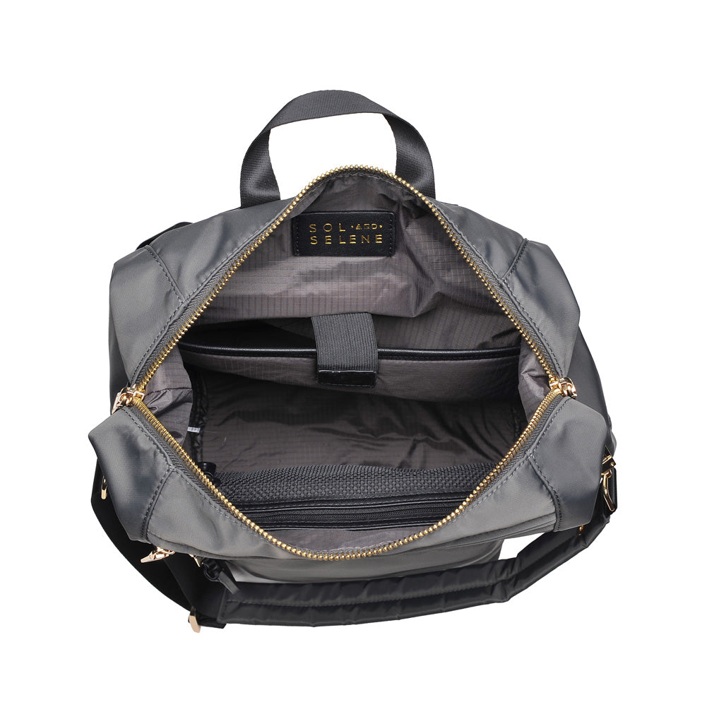 Product Image of Sol and Selene Fearless Backpack 841764103442 View 4 | Grey