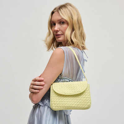 Woman wearing Butter Sol and Selene Astra Shoulder Bag 841764112420 View 1 | Butter
