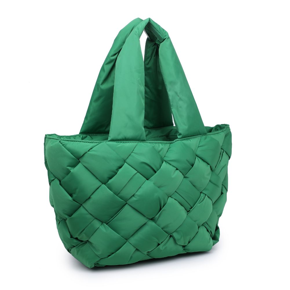 Woman wearing Kelly Green Sol and Selene Intuition East West Tote 841764107303 View 6 | Kelly Green