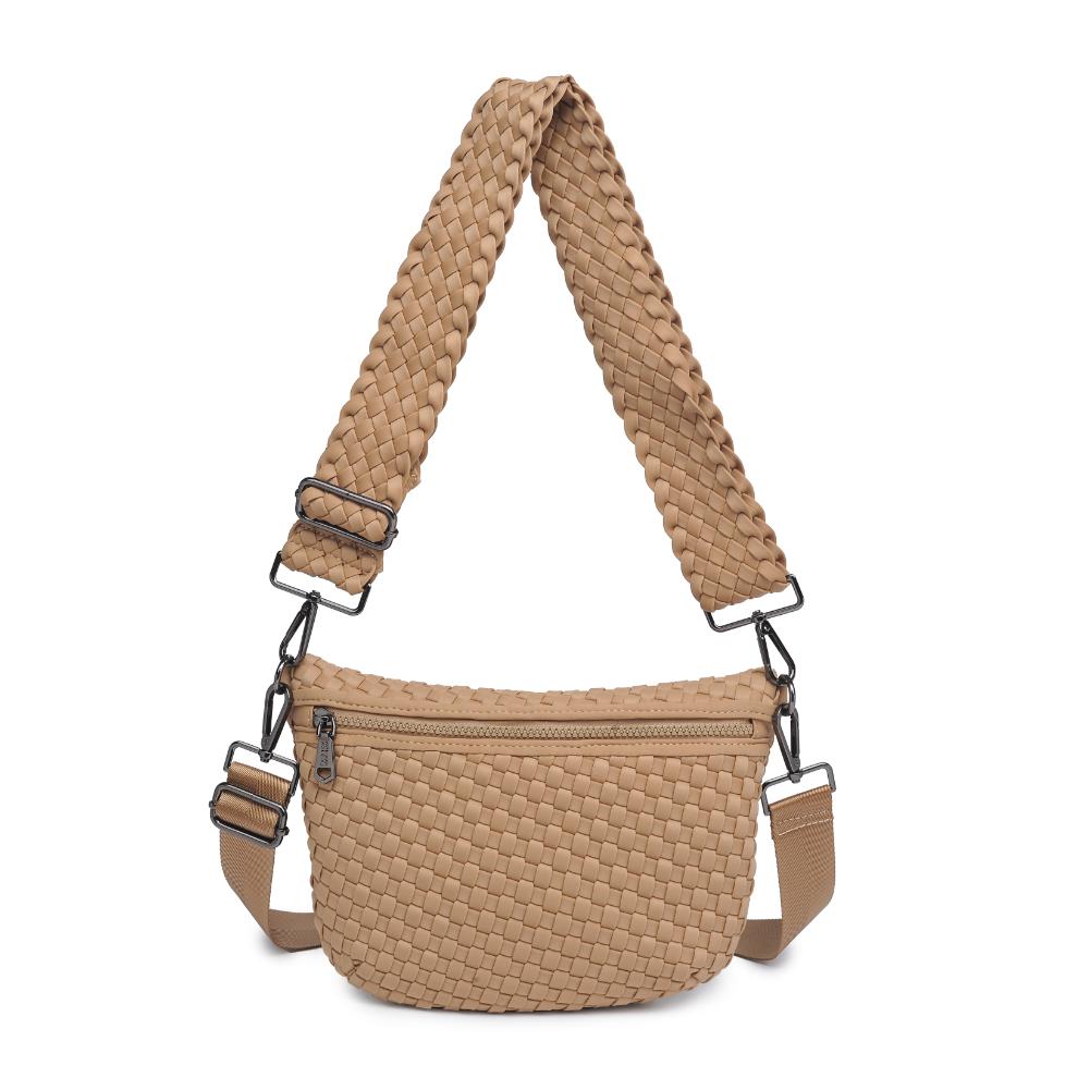 Sol and Selene Ethereal - Woven Neoprene Crossbody 841764110884 View 5 | Nude