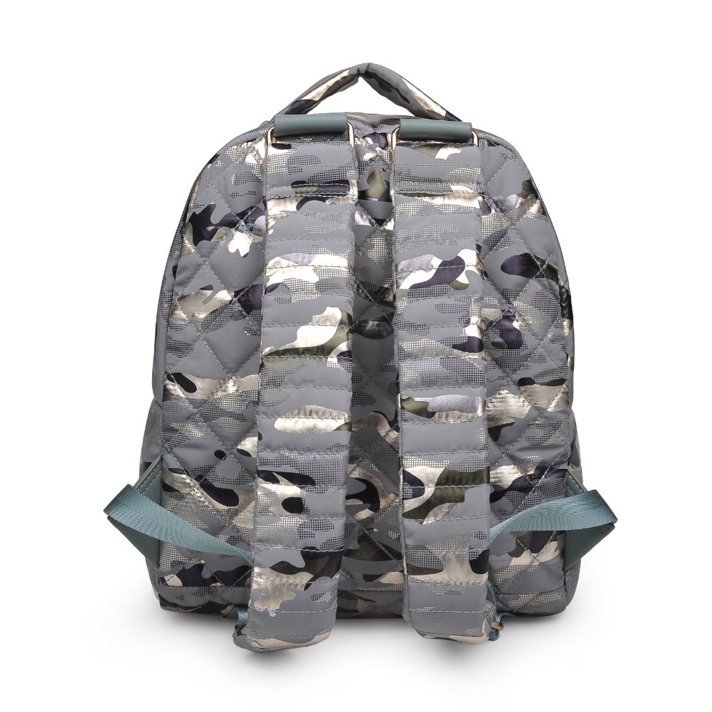 Sol and Selene All Star Backpack 841764105170 View 7 | Seafoam Metallic Camo