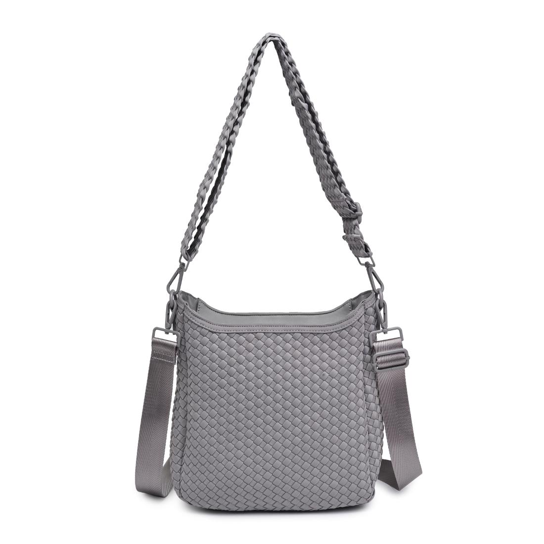 Woman wearing Fog Sol and Selene Kismet - Woven Neoprene Crossbody 841764111522 View 7 | Fog