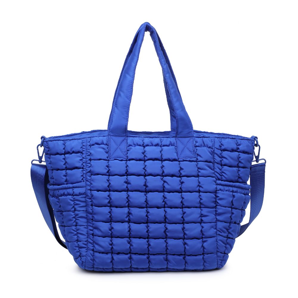 Woman wearing Cobalt Sol and Selene Dreamer Tote 841764108478 View 5 | Cobalt