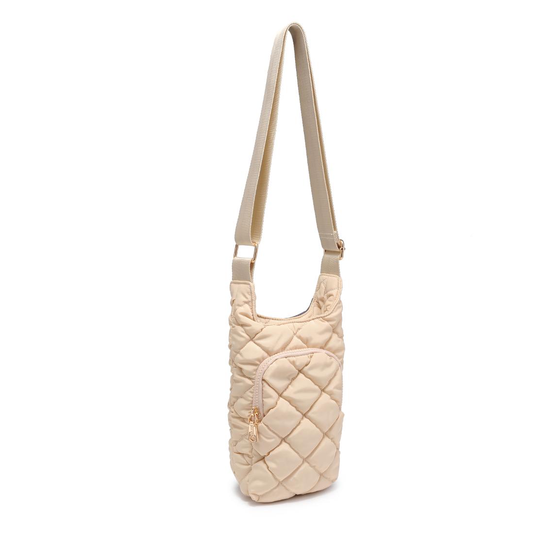 Woman wearing Cream Sol and Selene Let It Flow - Puffer Crossbody 841764112079 View 6 | Cream