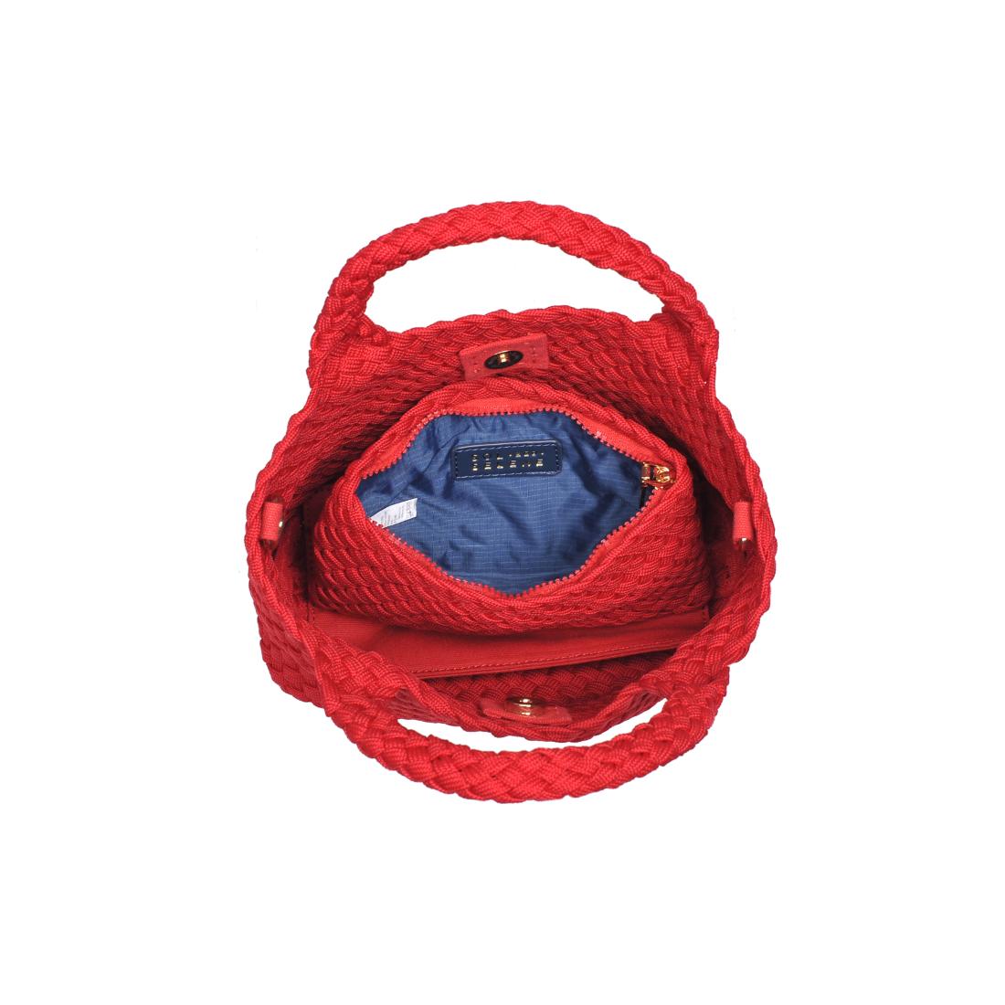 Product Image of Sol and Selene Sky's The Limit - Small Laced Up Eco-Edition Crossbody 841764111751 View 8 | Red