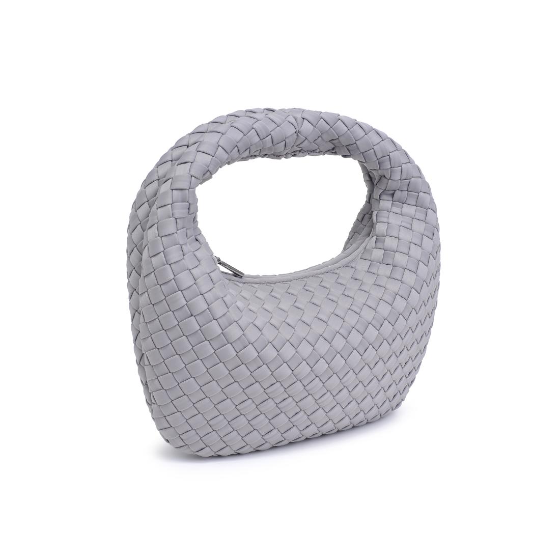 Woman wearing Fog Sol and Selene Dare to Dream - Small Woven Neoprene Clutch 841764111508 View 6 | Fog