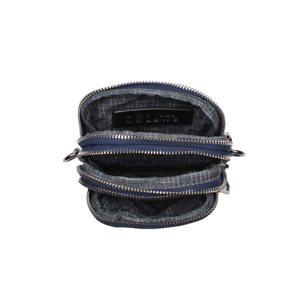 Sol and Selene Divide & Conquer Crossbody 841764106054 View 4 | Blue Camo Silver